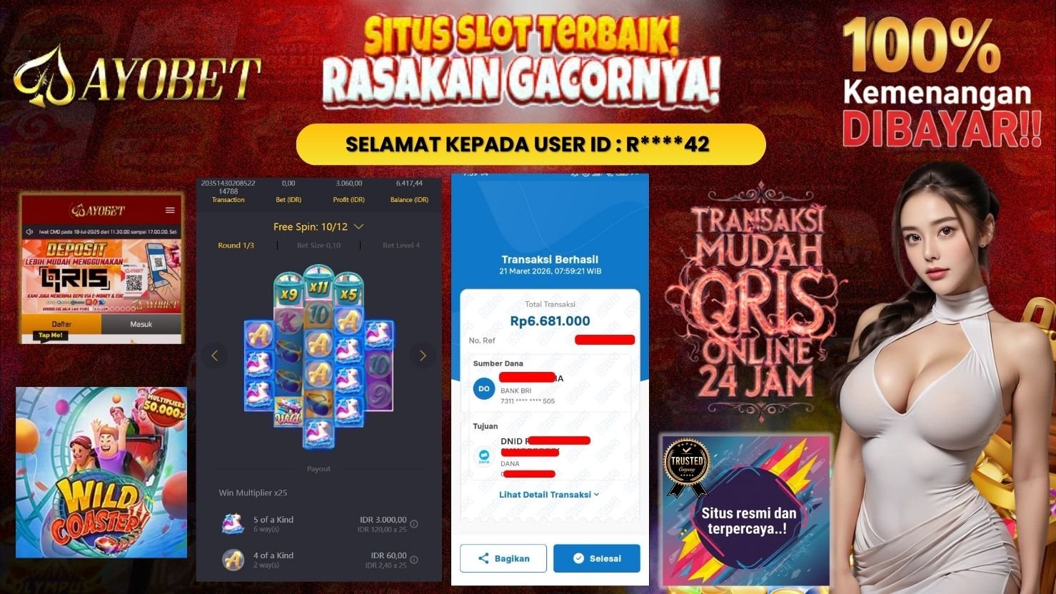 AYOBET JACKPOT SLOT WILD COASTER